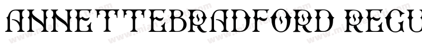 AnnetteBradford Regular字体转换